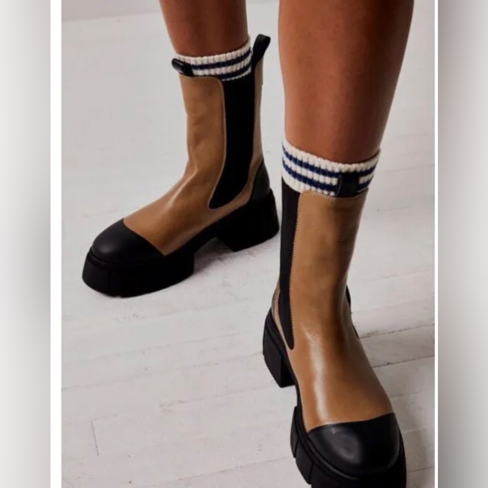 Free People Maren Mid Chelsea Boots Size 40. Sh4